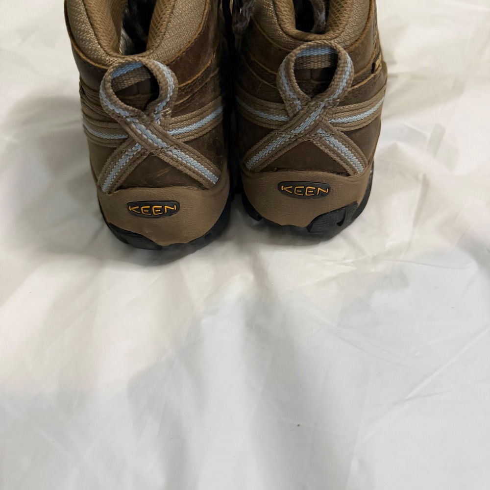 Keen Womens Targhee II Mid Hiking Boots 6.5 Brown Leather Waterproof Gorpcore - Picture 5 of 8